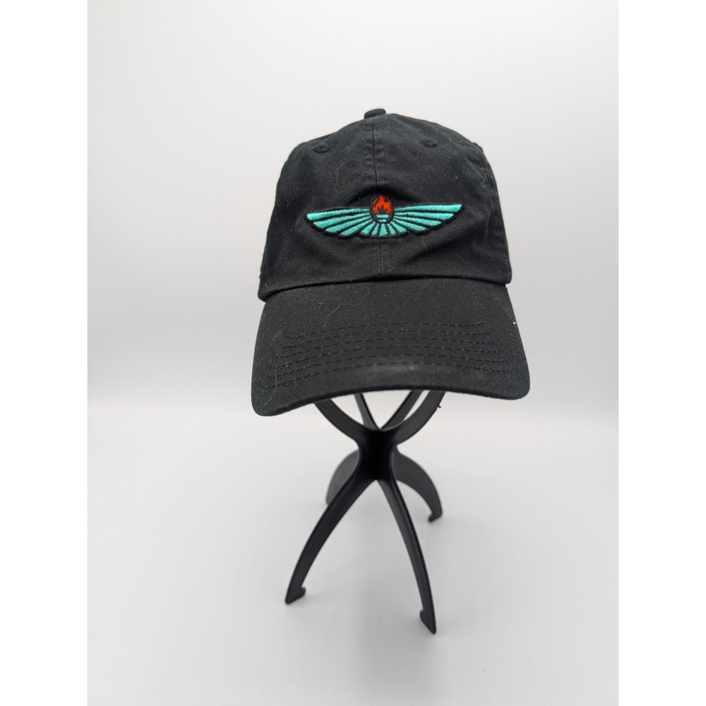 Unitus Black & Blue Embroidered Baseball Dad Cap Hat Adjustable Back Cotton